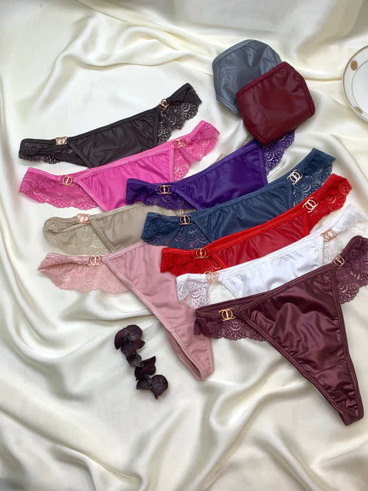 Sexy High Cut Leather Thong Underwear